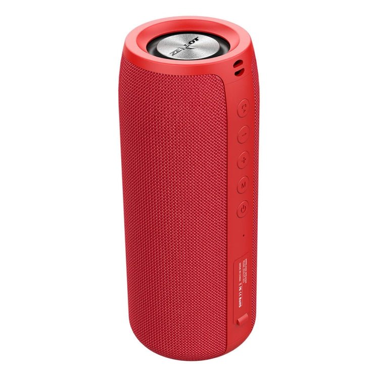 ZEALOT S51 Portable Stereo Bluetooth Speaker with Built-in Mic, Support Hands-Free Call & TF Card & AUX(Red) - Eurekaonline