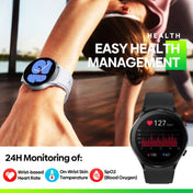 Zeblaze GTR 3 1.32 inch Smart Watch, Support Voice Calling / Heart Rate / Blood Oxygen / On-Wrist Skin Temperature / Sport Modes (Black) - Eurekaonline