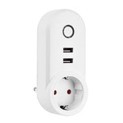 ZigBee 3.0 Dual USB Smart Socket Switch, EU Plug (White) - Eurekaonline