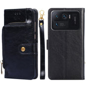 Zipper Bag PU + TPU Horizontal Flip Leather Case with Holder & Card Slot & Wallet & Lanyard For Xiaomi Mi 11 Ultra(Black) - Eurekaonline