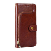 Zipper Bag PU + TPU Horizontal Flip Leather Case with Holder & Card Slot & Wallet & Lanyard For Xiaomi Mi 11 Ultra(Brown) - Eurekaonline