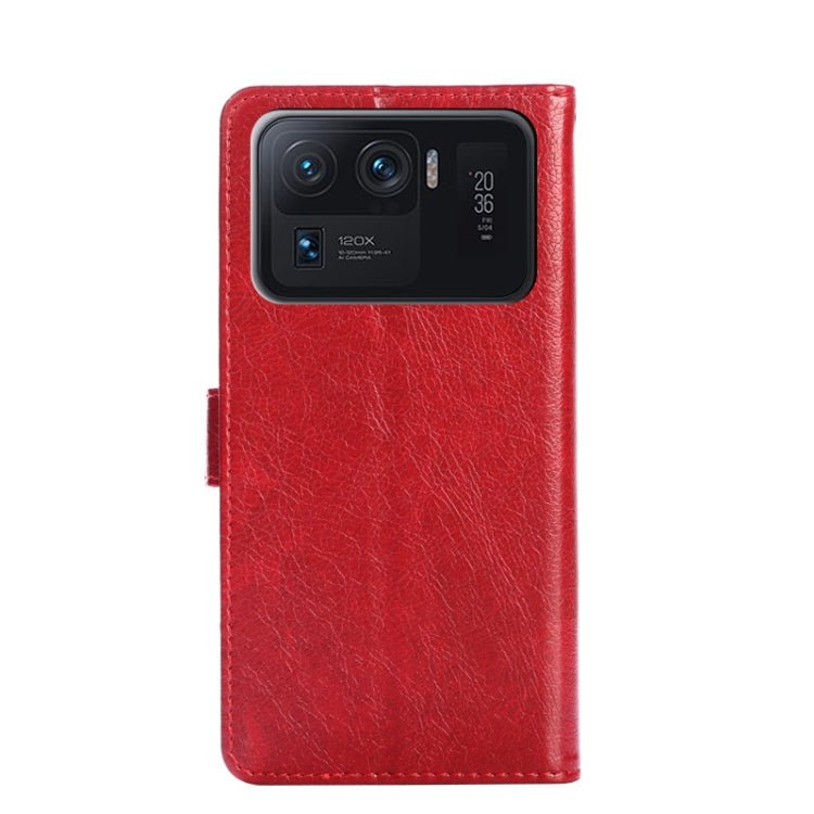 Zipper Bag PU + TPU Horizontal Flip Leather Case with Holder & Card Slot & Wallet & Lanyard For Xiaomi Mi 11 Ultra(Red) - Eurekaonline
