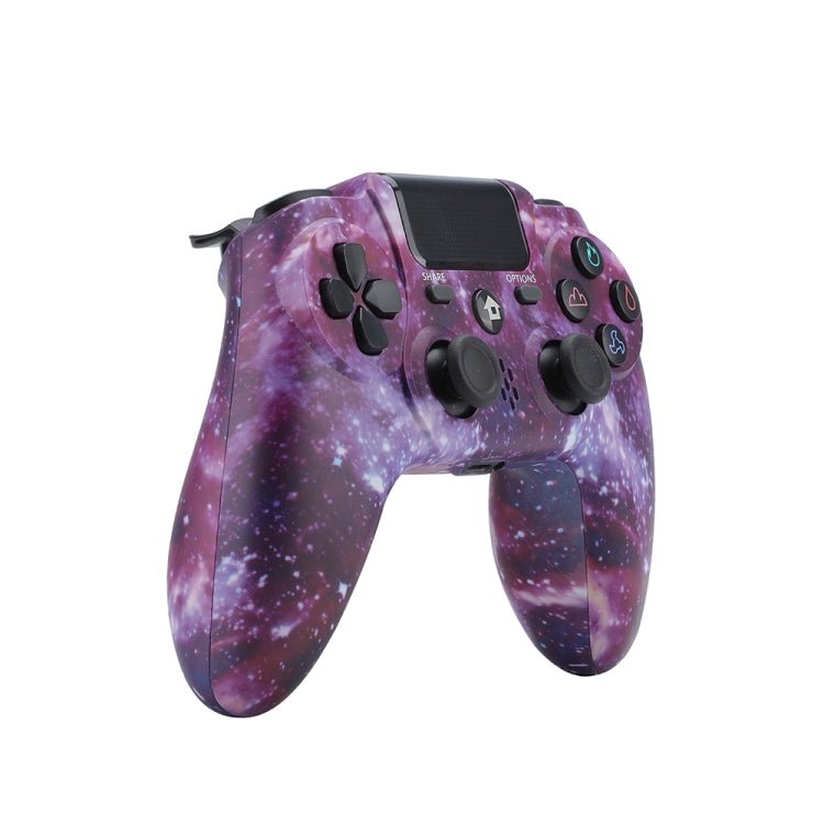 ZR486 Wireless Game Controller For PS4, Product color: Purple Starry Sky - Eurekaonline